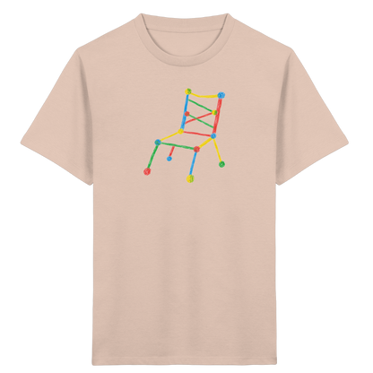 Bunter Kritzelstuhl für Kinder - Kinder Bio T-Shirt