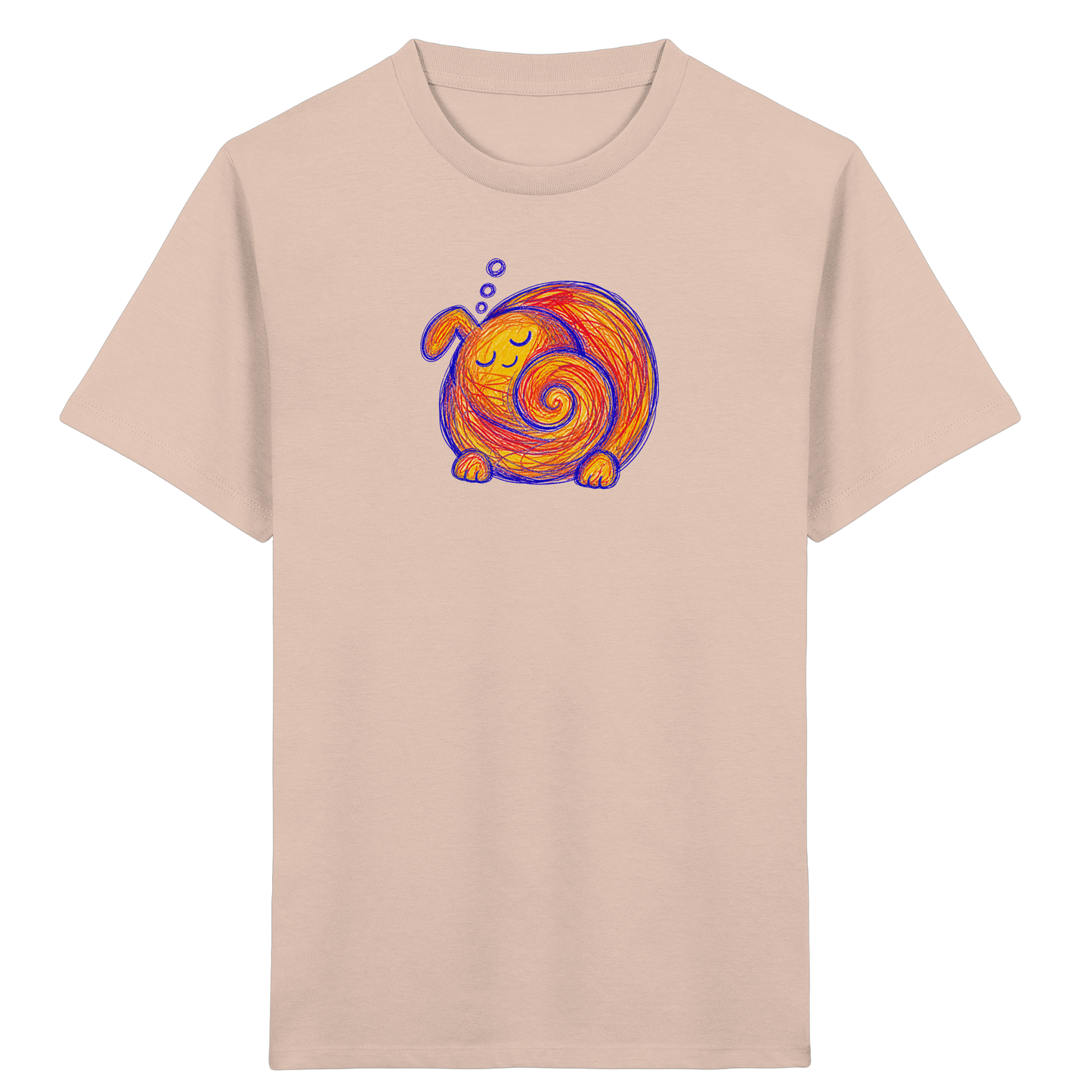 Schnarchkringel Monster Kinder Shirt - Kinder Bio T-Shirt