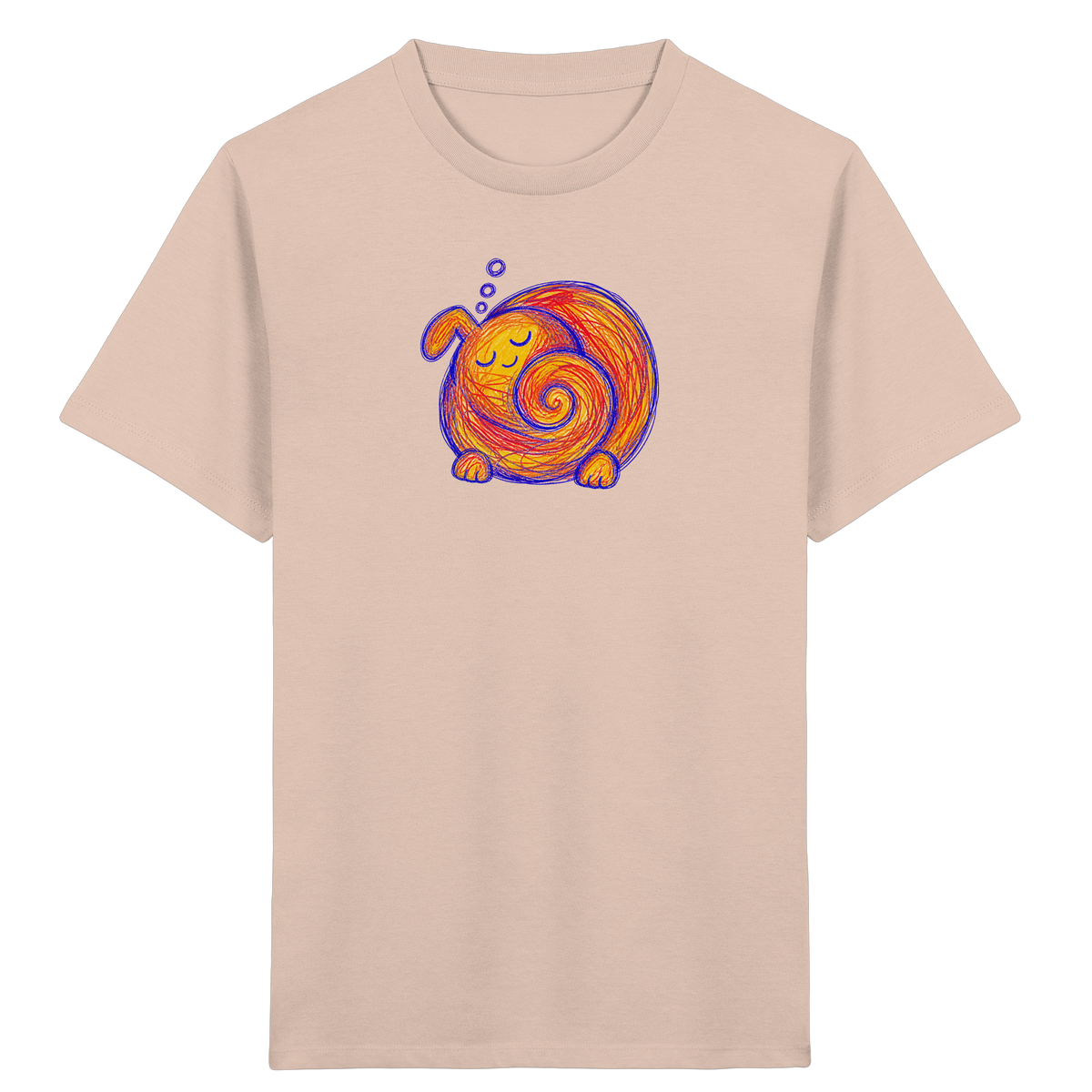 Schnarchkringel Monster Kinder Shirt - Kinder Bio T-Shirt