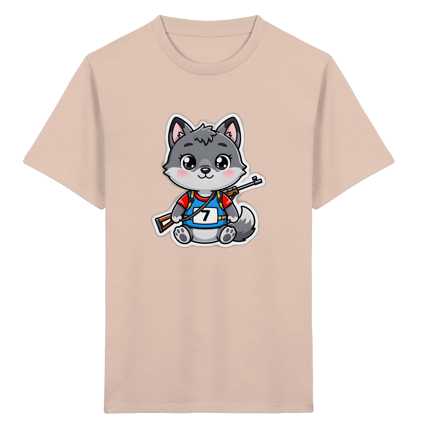 Wolf im Trikot: Cooles Kinder T-Shirt