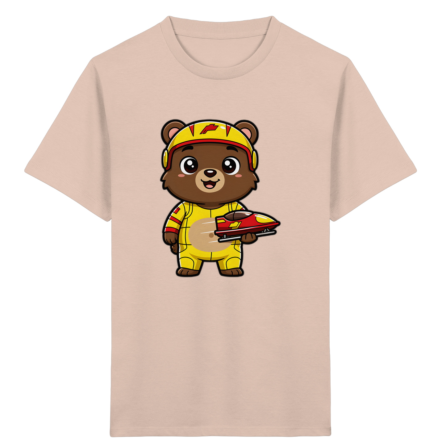 Bären-Rennfahrer T-Shirt: Abenteuer pur! - Kinder Bio T-Shirt