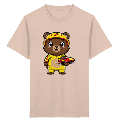Bären-Rennfahrer T-Shirt: Abenteuer pur! - Kinder Bio T-Shirt