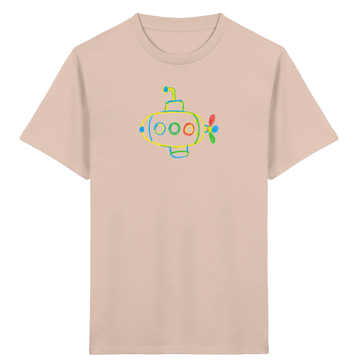 Farbpunkt U-Boot Abenteuer - Kinder Bio T-Shirt