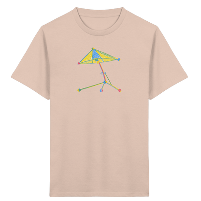 Bunte Farbpunkt Lampe - Kinder Bio T-Shirt
