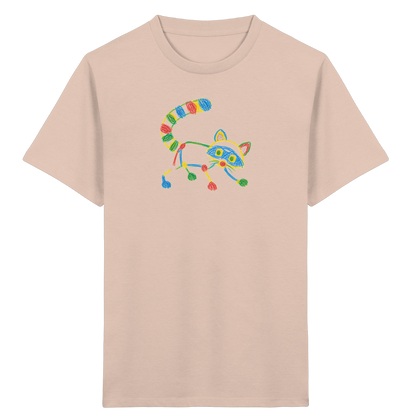 Farbpunkt Waschbär Kinder T-Shirt - Kinder Bio T-Shirt