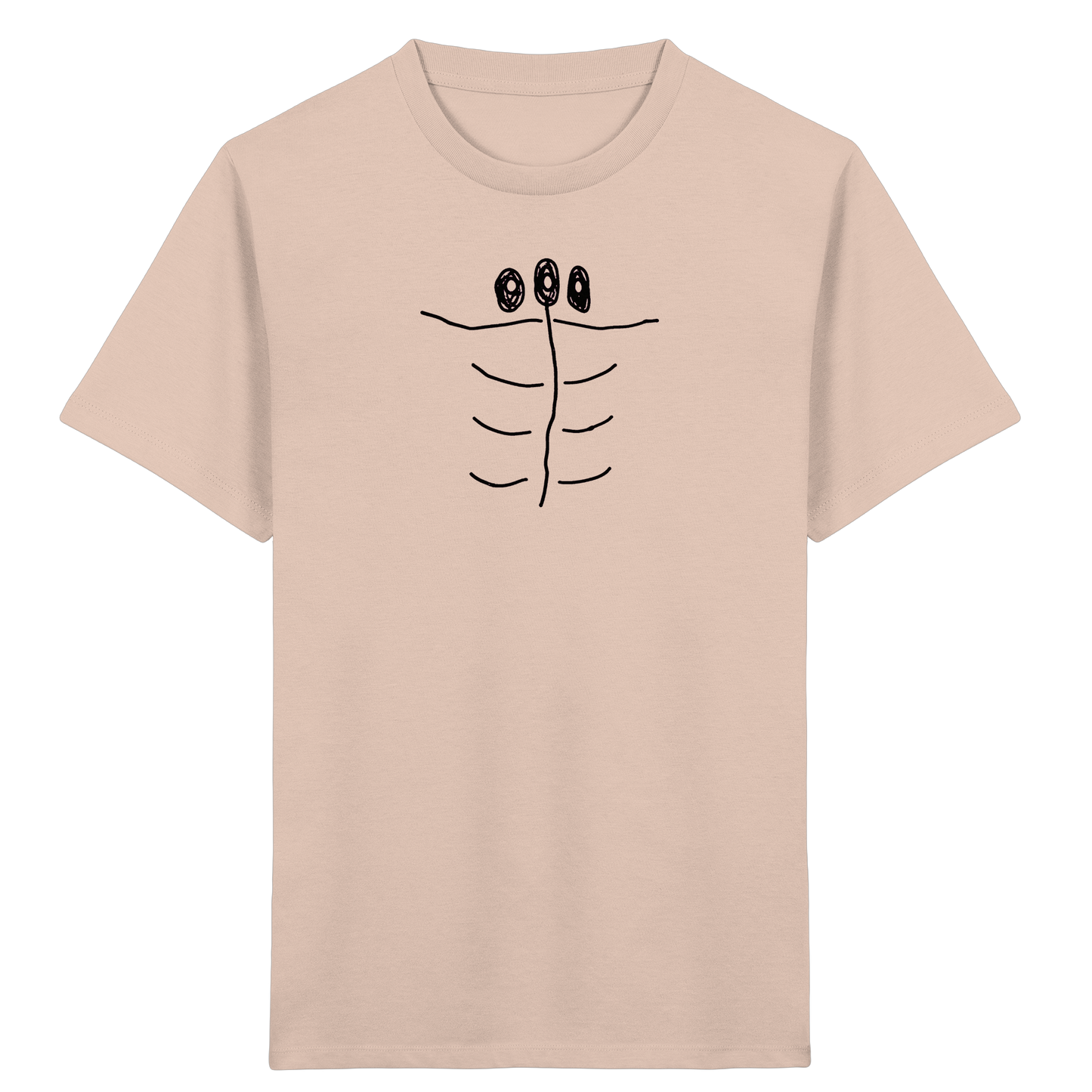 Kinder T-Shirt – Dreiaugige Stangenfigur für Kinder