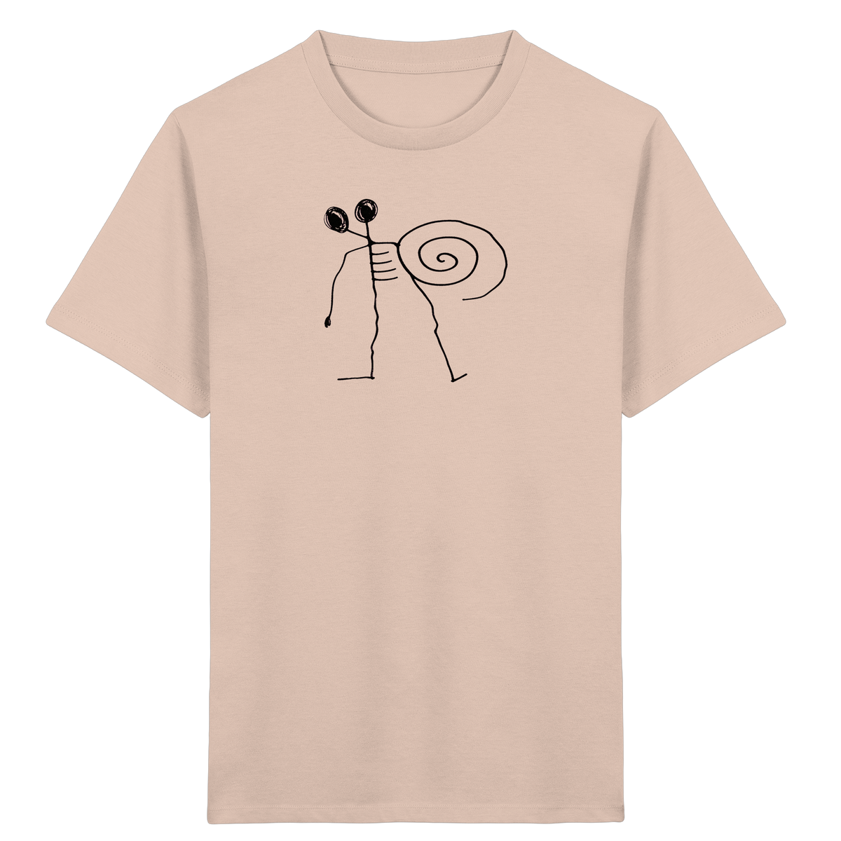 Schneckenrücken Wesen Kinder Shirt - Kinder Bio T-Shirt