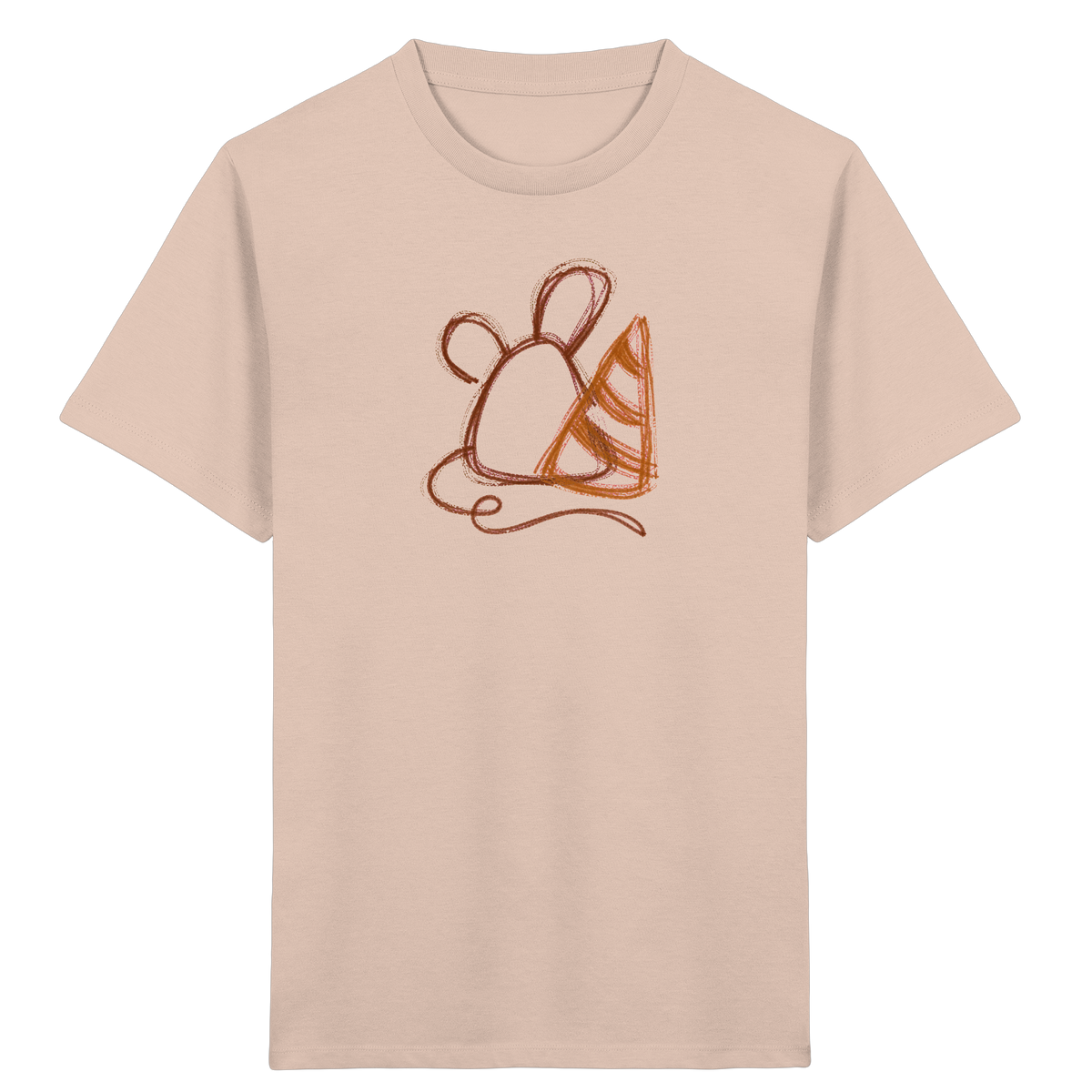 Krakelmaus mit großer Schultüte - Kinder Bio T-Shirt