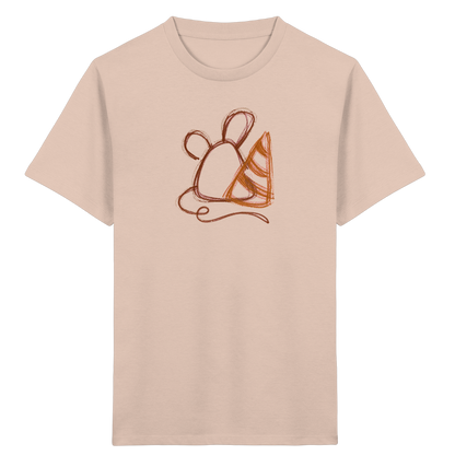 Krakelmaus mit großer Schultüte - Kinder Bio T-Shirt