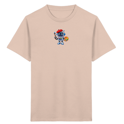 Pixel Roboter Künstler T-Shirt für Kinder - Kinder T-Shirt