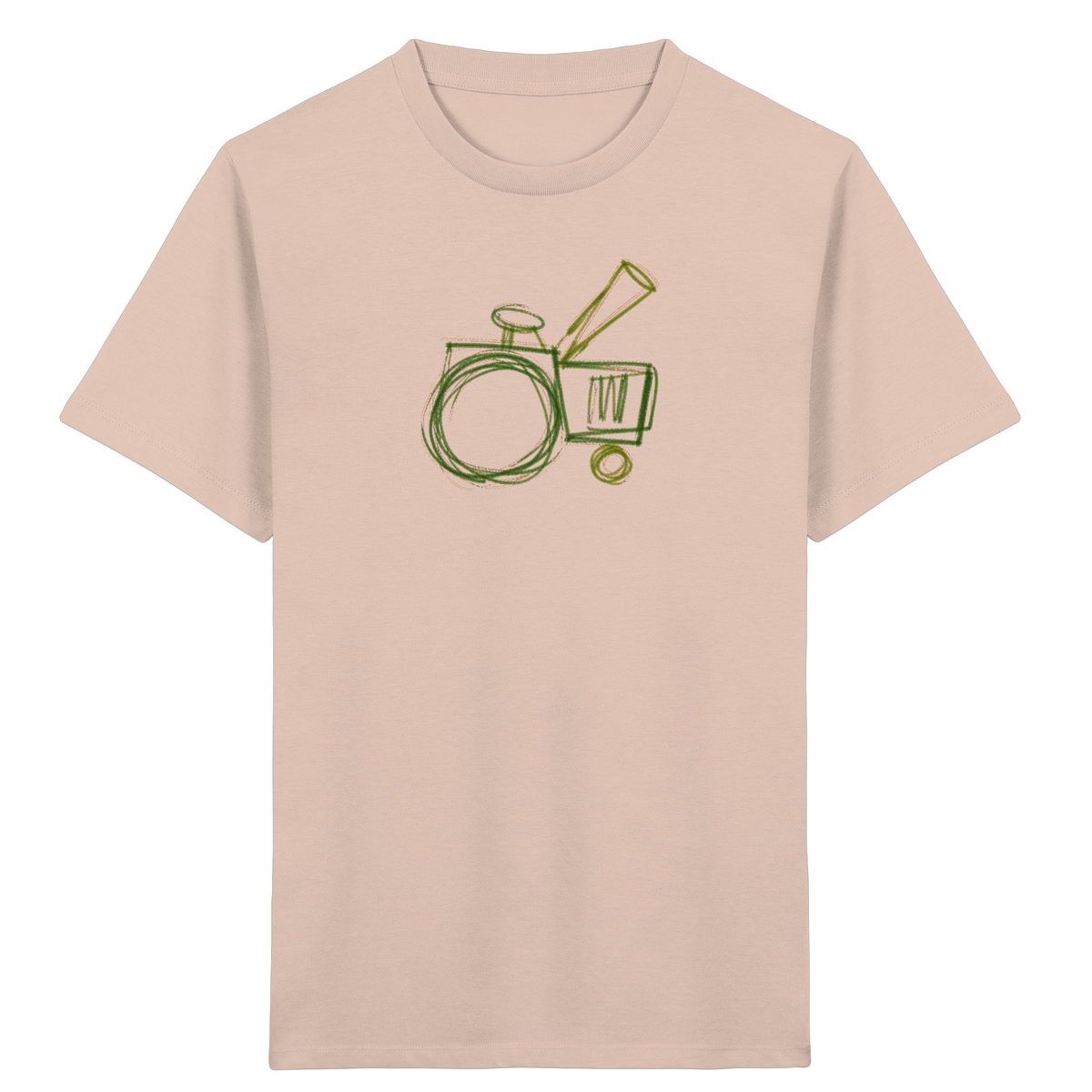 Wackeltraktor mit Schultüte - Kinder Bio T-Shirt