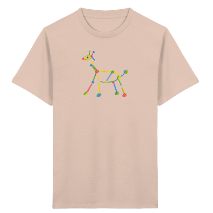 Farbpunkt Giraffe Kinder T-Shirt - Kinder Bio T-Shirt