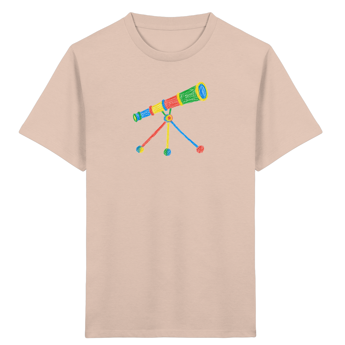 Farbpunkt Teleskop für Kinder - Kinder Bio T-Shirt