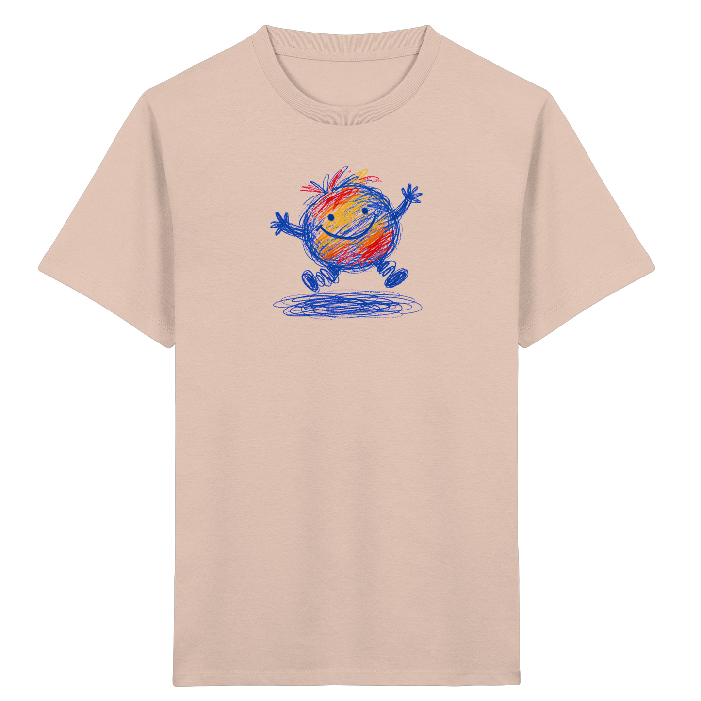 Pfützenhüpfer Kritzelmonster Kinder Shirt - Kinder Bio T-Shirt