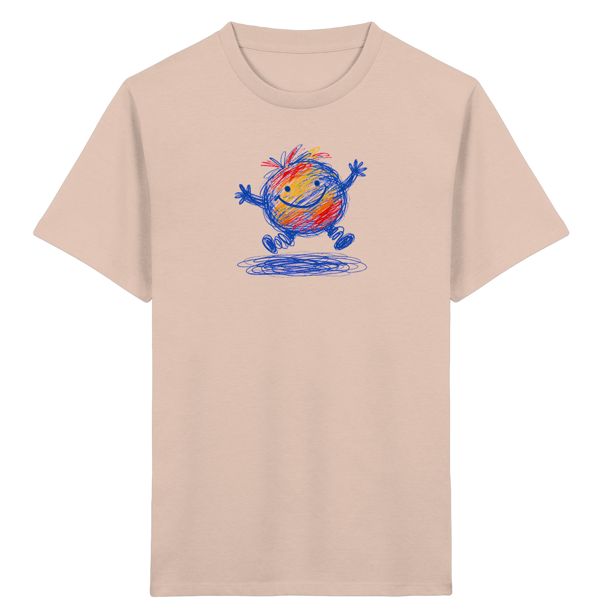 Pfützenhüpfer Kritzelmonster Kinder Shirt - Kinder Bio T-Shirt