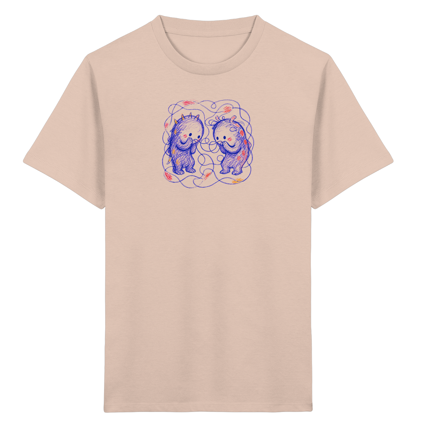Leiseflüsterer Monster Kinder Shirt - Kinder Bio T-Shirt