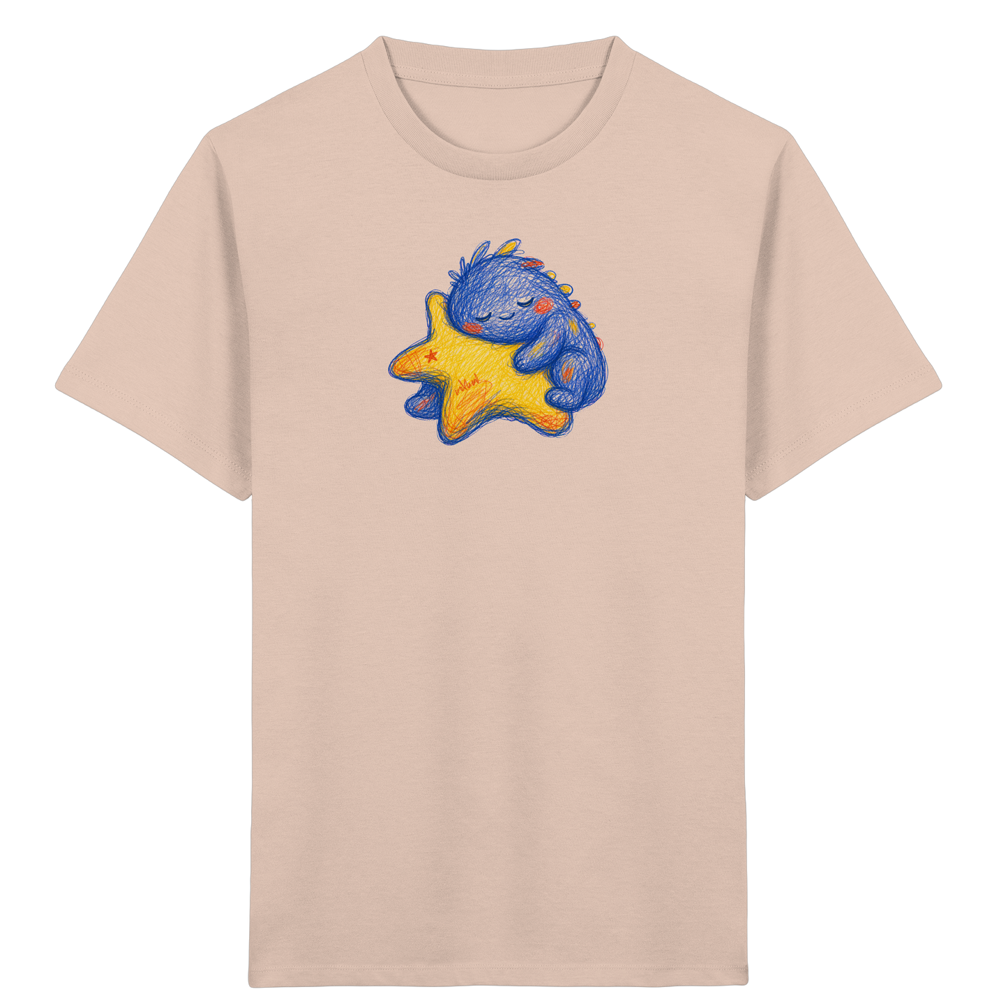 Sternenschläfer Monster mit Stern - Kinder Bio T-Shirt