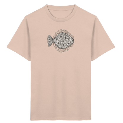 Flunder von oben - Kinder Bio T-Shirt