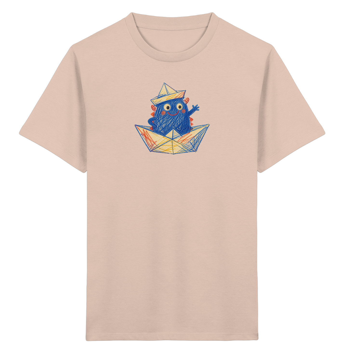 Kleiner Kapitän Monster - Kinder Bio T-Shirt