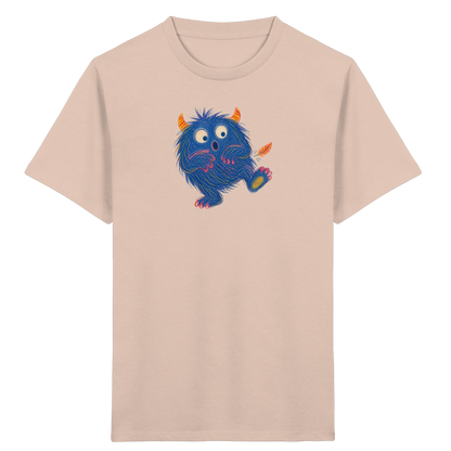 Kitzelzottel lacht im Federkitzel - Kinder Bio T-Shirt