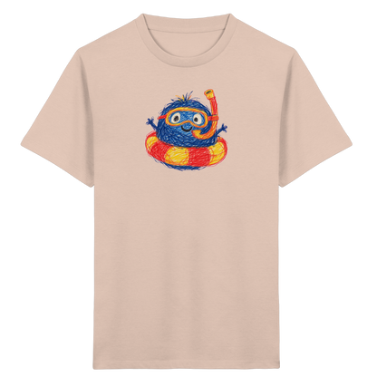 Schnorchelmumpf im Schwimmring - Kinder Bio T-Shirt