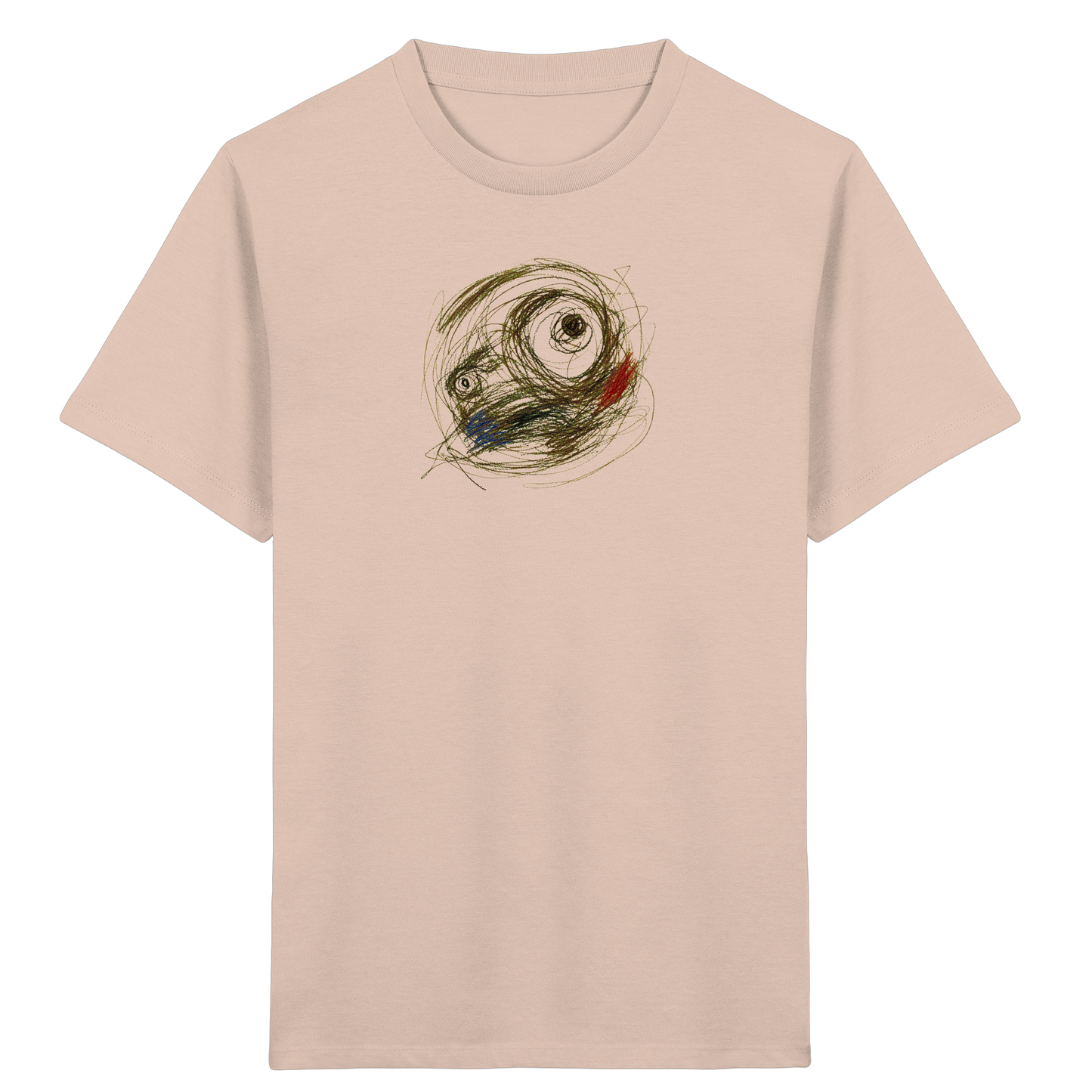 Cooles Monster T-Shirt im Scribble-Look - Kinder Bio T-Shirt