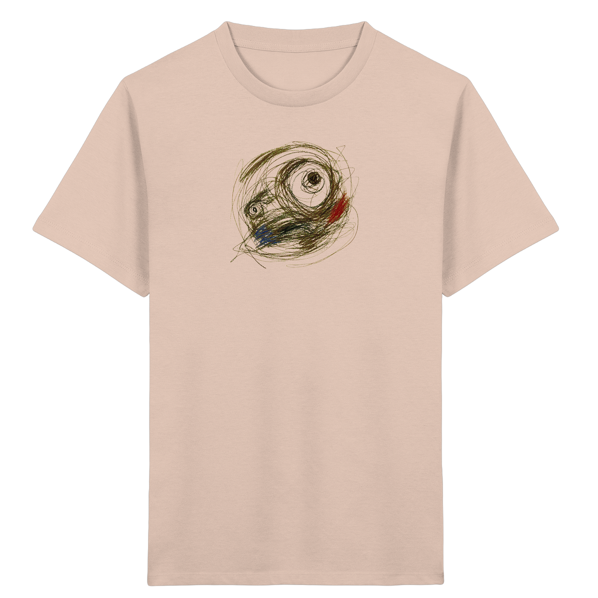 Cooles Monster T-Shirt im Scribble-Look - Kinder Bio T-Shirt