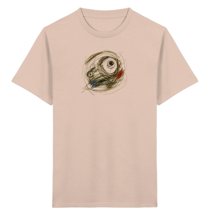 Cooles Monster T-Shirt im Scribble-Look - Kinder Bio T-Shirt