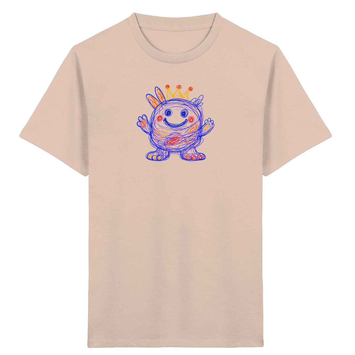 Kringelkrone Kritzelmonster Kinder Shirt - Kinder Bio T-Shirt