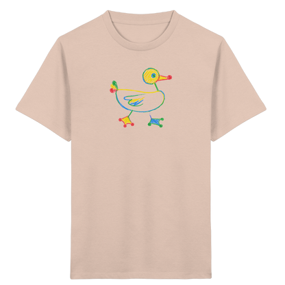 Farbpunkt Ente Kinder Motiv - Kinder Bio T-Shirt