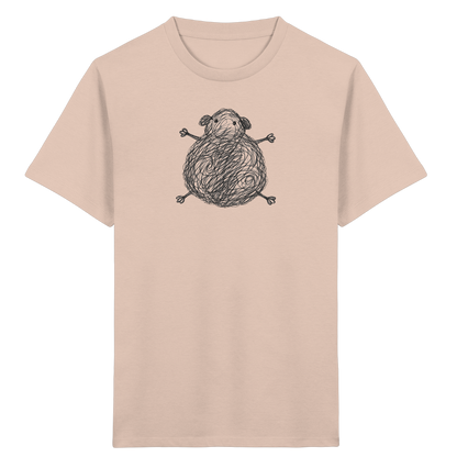 Meerschweinchen von oben - Kinder Bio T-Shirt