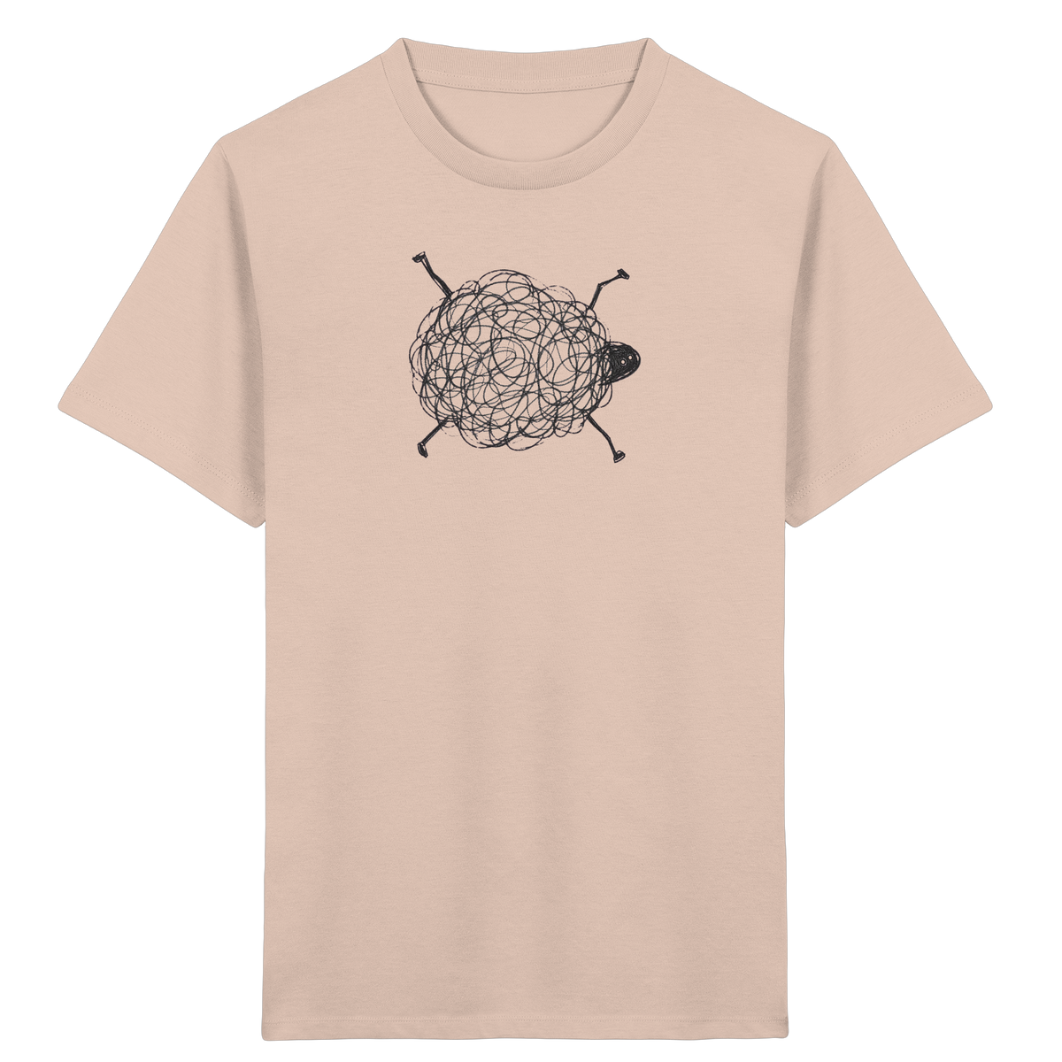 Schaf von oben Shirt - Kinder Bio T-Shirt