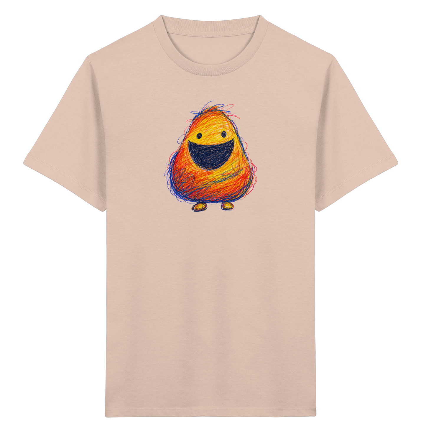 Zahnloses Grinsen Monster Shirt - Kinder Bio T-Shirt