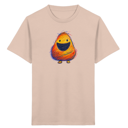 Zahnloses Grinsen Monster Shirt - Kinder Bio T-Shirt
