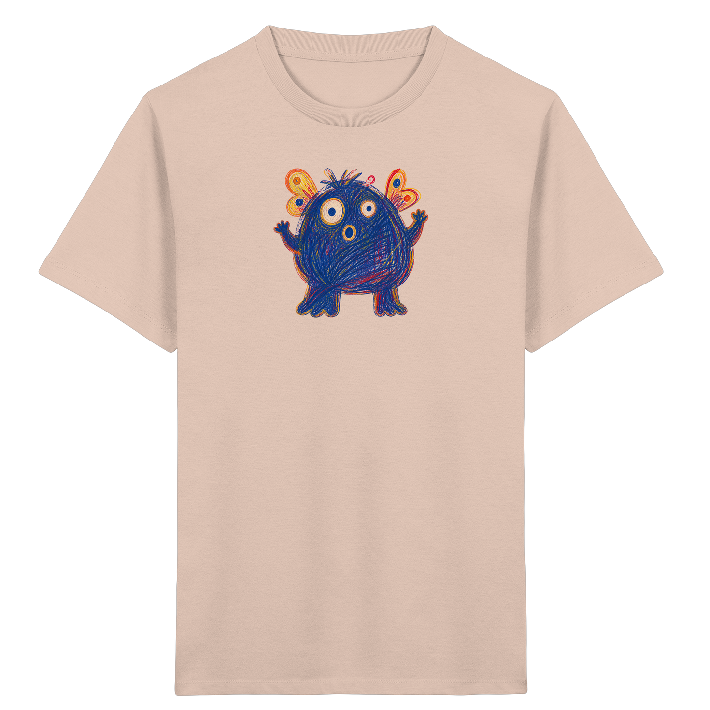 Flatterflauschi mit kleinen Flügeln - Kinder Bio T-Shirt