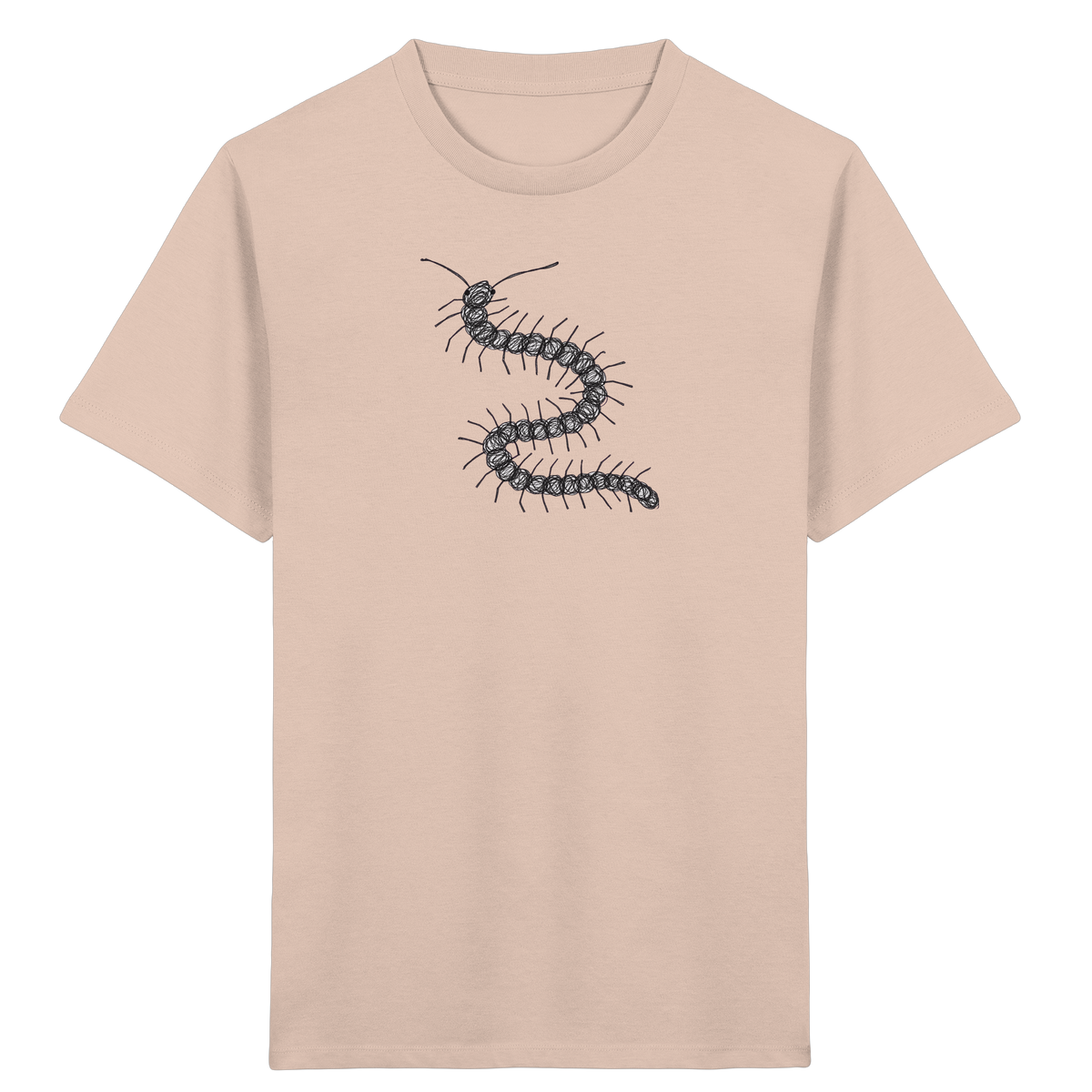 Tausendfüßer von oben - Kinder Bio T-Shirt