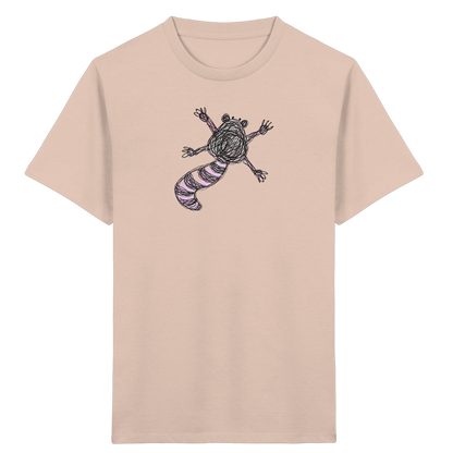 Waschbär von oben - Kinder Bio T-Shirt