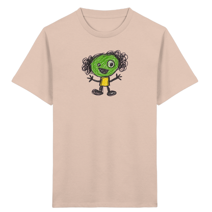 Kritzelkopf mit Ringellocken - Kinder Bio T-Shirt