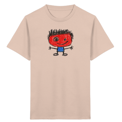 Kritzelkopf mit Bürstenhaar - Kinder Bio T-Shirt