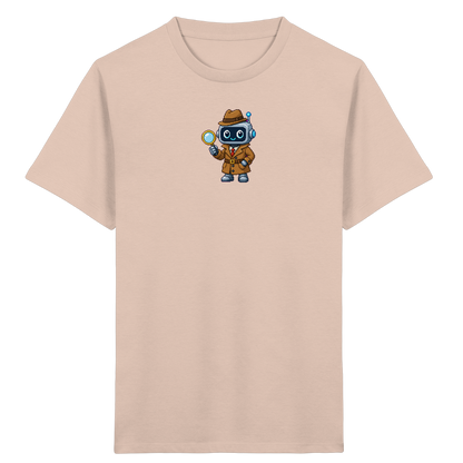 Pixel Detektiv Roboter T-Shirt für Kinder - Kinder T-Shirt