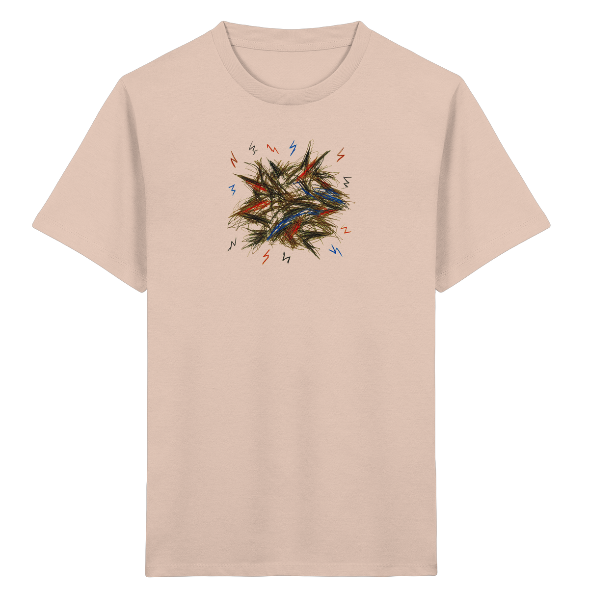 Wildes Energie T-Shirt mit Blitzen - Kinder Bio T-Shirt