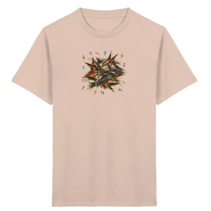 Wildes Energie T-Shirt mit Blitzen - Kinder Bio T-Shirt