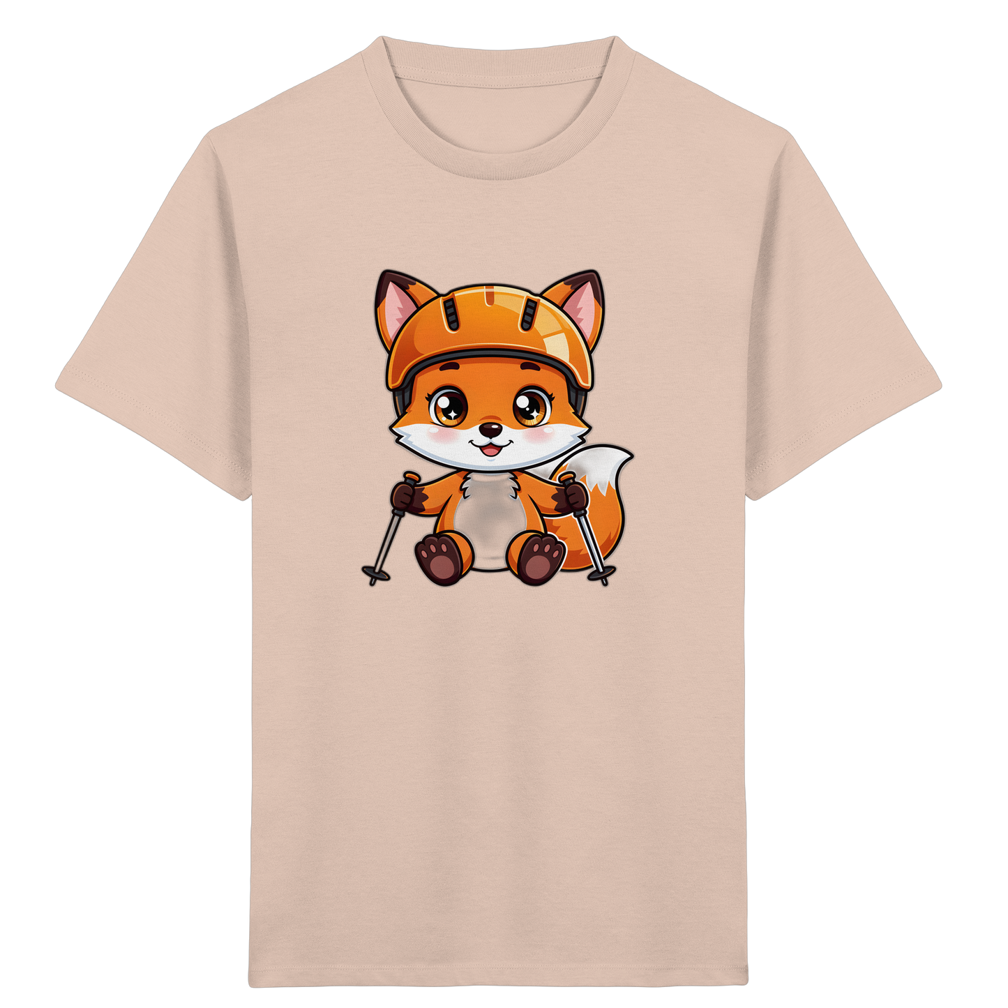 Fuchs-Ski-Abenteuer: Dein Winter-T-Shirt