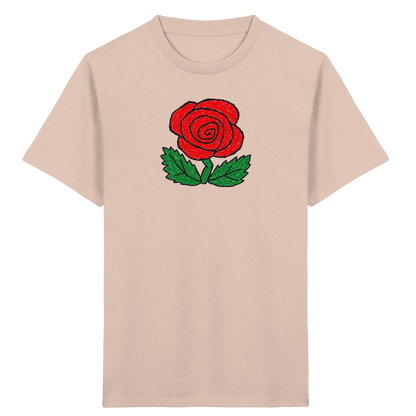 Kritzel-Rose Kinder T-Shirt - Kinder Bio T-Shirt