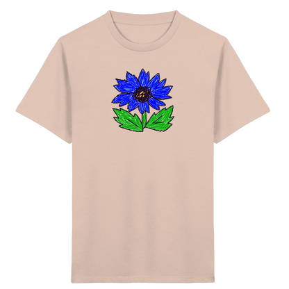 Kritzel Kornblume Kinder Shirt - Kinder Bio T-Shirt