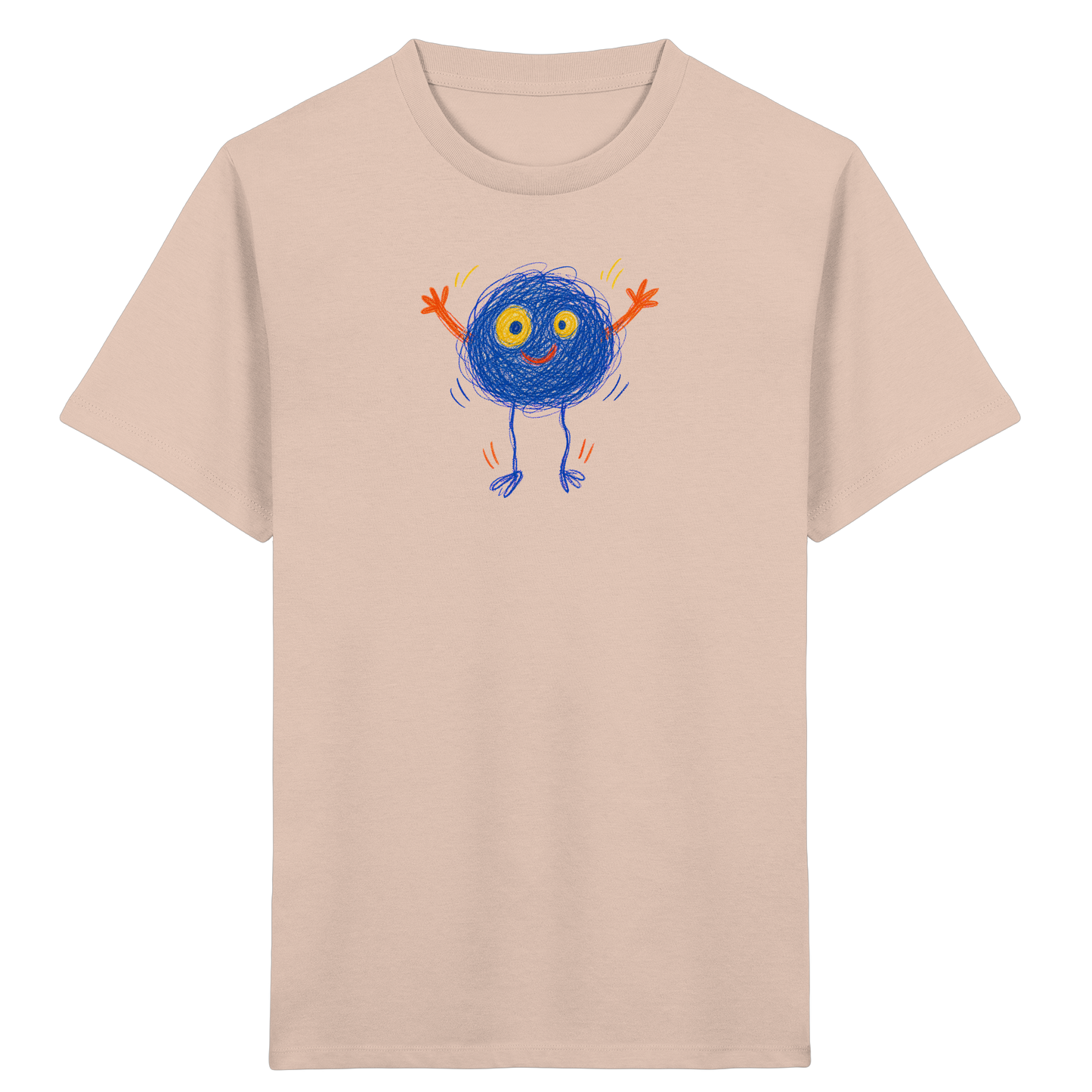 Hüpfkugel Kritzelmonster Kinder T-Shirt - Kinder Bio T-Shirt