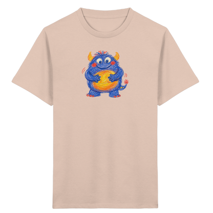 Bauchklopfer Monster Kinder Shirt - Kinder Bio T-Shirt