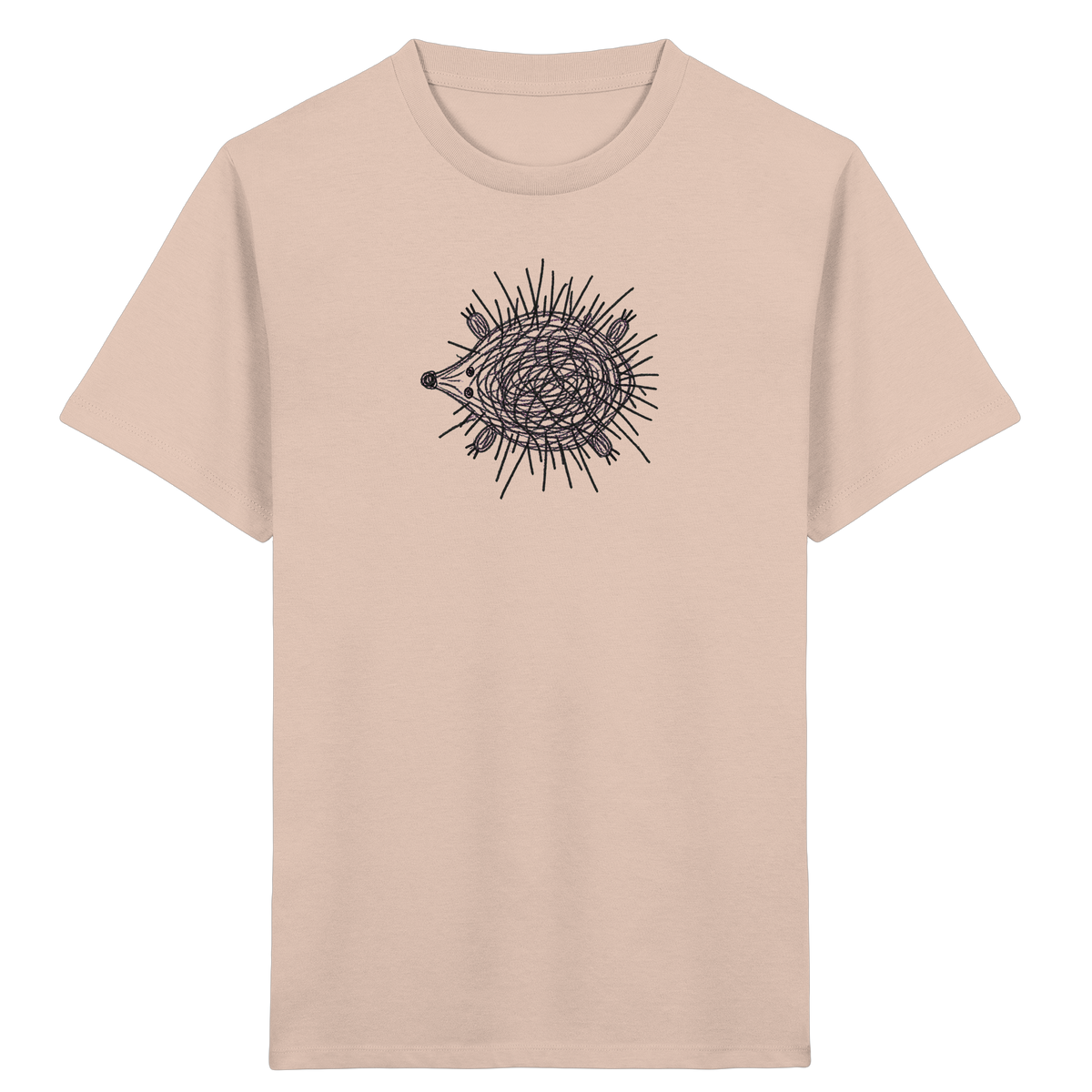 Igel von oben gezeichnet - Kinder Bio T-Shirt