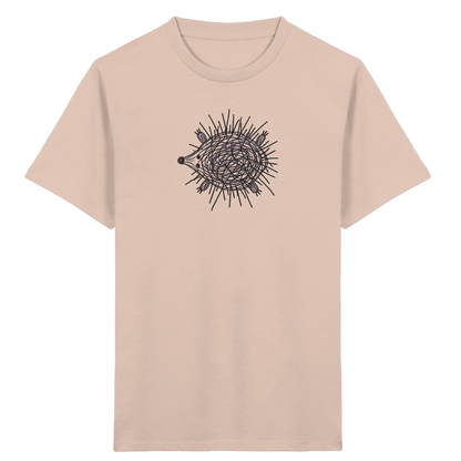 Igel von oben gezeichnet - Kinder Bio T-Shirt