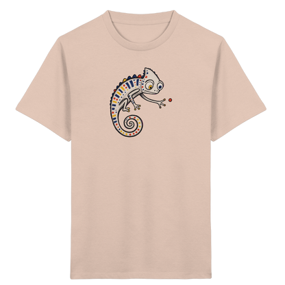 Verspieltes Chamäleon Kinder T-Shirt bunt - Kinder Bio T-Shirt